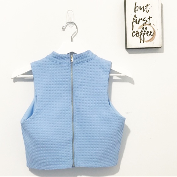 SHE + SKY | Sky Blue Crop Top | 0066 - Picture 4 of 5